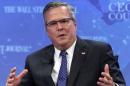 Former Florida governor Jeb Bush addresses the Wall Street Journal CEO Council in Washington