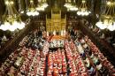 This picture taken on May 8, 2013 shows a general view of the State Opening of Parliament in The House of Lords in London