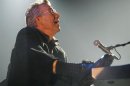 Riders On The Storm's Ray Manzarek performs during a concert in Valencia