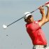 Garcia loses his club during the first round of the PGA Championship golf tournament at The Ocean Course on Kiawah Island