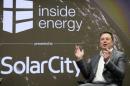 Elon Musk, Chairman of SolarCity and CEO of Tesla Motors, speaks at SolarCityÕs Inside Energy Summit in Midtown, New York