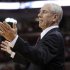 UNC-Asheville coach Eddie Biedenbach reacts to a call during the first half of an NCAA college basketball game against Ohio State in Columbus, Ohio, Saturday, Dec. 15, 2012. Ohio State won 90-72. (AP Photo/Paul Vernon)