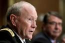 Joint Chiefs of Staff Chairman US Army General Dempsey testifies at a Senate Appropriations Defense subcommittee in Washington