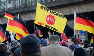 German far-right supporters demonstrate at Cologne`s&nbsp;&hellip;