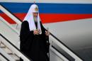 Russian Orthodox Patriarch Kirill arrives at Jose Marti International airport in Havana, on February 11, 2016