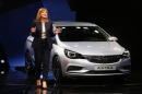General Motors CEO Mary Barra presents the new Opel Astra during the media day at the Frankfurt Motor Show (IAA) in Frankfurt