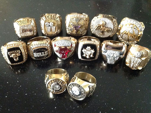 Phil Jackson will gladly show you all 13 of his NBA championship rings