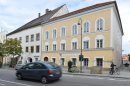 Exterior view of Adolf Hitler's birth house in Braunau am Inn, Austria, Thursday, Sept. 27, 2012. With its thick walls, huge arched doorway and deep-set windows, the 500-year old house near the town square would normally be prime property. Because Hitler was born here, it has become a huge headache for town fathers forced into deciding what to do with a landmark so intimately linked to evil. (AP Photo / Kerstin Joensson)