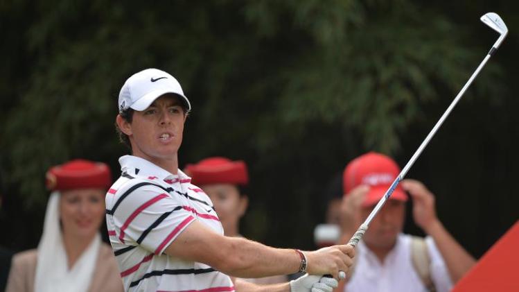 Rory McIlroy of Northern Ireland tees off at the 17th hole during day one of the WGC-HSBC Champions tournament at the Shanghai Sheshan International Golf Club on October 31, 2013