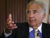 Investor Carl Icahn speaks at the Wall Street Journal Deals & Deal Makers conference, held at the New York Stock Exchange