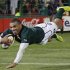 South Africa's Habana scores try during their Rugby Championship test match against Australia's Wallabies in Pretoria