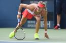 Eugenie Bouchard of Canada, pictured on September 4, 2015, withdraws from the US Open due to a concussion