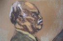 Dr. Kermit Gosnell in courtroom artist sketch during his sentencing at Philadelphia Common Pleas Court