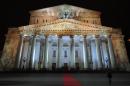 The main building of the Bolshoi Theatre in Moscow seen on October 28, 2011