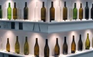 Different shapes of bottles are displayed on November 27, at the Vinitech wine professional fair in Bordeaux, southwestern France. A Chinese industrialist has bought Chateau Bellefont-Belcier, a leading wine estate in the St Emilion region of Bordeaux, sources involved in the sale said on Thursday