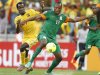 Ethiopia's Saladin Seid and Zambia's Stopilla Sunzu clash during their African Nations Cup (AFCON 2013) Group C soccer match in Nelspruit