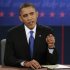 U.S. President Barack Obama makes a point during the final U.S. presidential debate in Boca Raton
