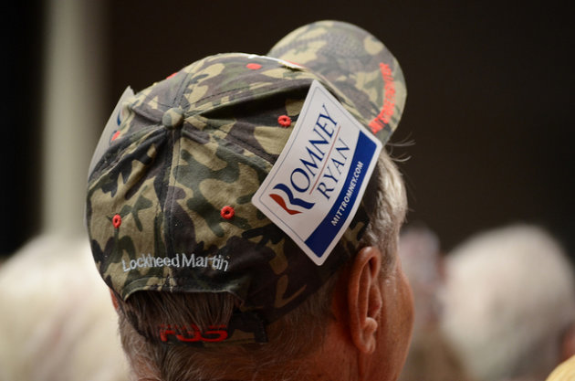 A Romney supporter in Henderson, Nev. (Thomas Dwyer)