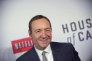 Actor Kevin Spacey arrives at the premiere of Netflix's television series "House of Cards" at Alice Tully Hall in the Lincoln Center in New York City