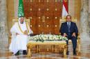 Saudi King Salman (left) is on a rare five-day visit to Egypt, a trip seen as a clear show of support for Egyptian President Abdel Fattah al-Sisi, the former military chief who toppled his Islamist predecessor Mohamed Morsi in 2013