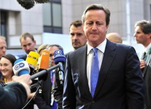 Prime Minister David Cameron arrives at the European &hellip;