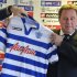 Redknapp attends a news conference as he is officially unveiled as the new manager of Queen's Park Rangers soccer club at their training ground in west London