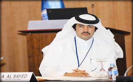 احمد السيد الرئيس التنفيذي لشركة قطر القابضة في المركز الثامن،