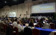 Members of the International Whaling Commission attend their 64th annual meeting in Panama City. South Korea said Wednesday that it planned to start whaling through a loophole that allows the killing of whales for scientific research, following the lead of Japan's controversial expeditions
