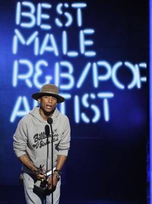 Pharrell Williams accepts the awards for best male&nbsp;&hellip;