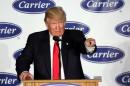 U.S. President-Elect Donald Trump speaks at event at Carrier HVAC plant in Indianapolis