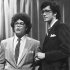 HOLD FOR OBIT STORY - FILE - This 1978 file photo from NBC shows "Saturday Night Live" writer/performers Al Franken, left, and Tom Davis in New York. Davis, a writer and performer who with Franken developed some of the most popular skits in the early years of “Saturday Night Live," died Thursday, July 19, 2012. He was 59. (AP Photo/NBC-TV, File)