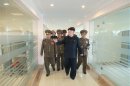 North Korean leader Kim Jong-un visits the Turf Institute of the Bioengineering Branch under the State Academy of Sciences in Pyongyang