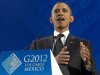President Barack Obama speaks during a news conference at the G20 Summit, Tuesday, June 19, 2012, in Los Cabos, Mexico. (AP Photo/Carolyn Kaster)