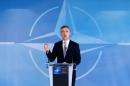 NATO Secretary General Stoltenberg speaks after a NATO-Russia Council in Brussels