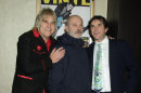 Mike Peters, Keith Allen and Phil Daniels arriving for the gala screening of Vinyl