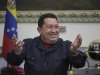 Venezuelan President Hugo Chavez smiles as he speaks during a Council of Ministers at Miraflores Palace in Caracas