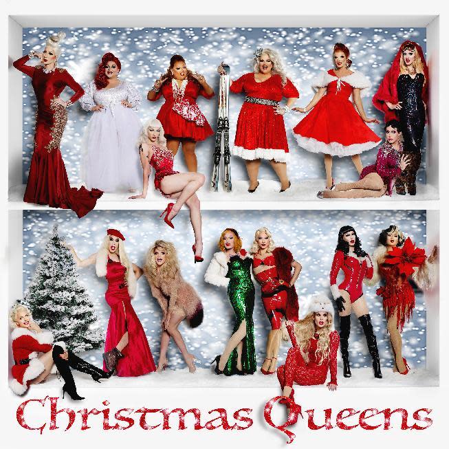 This CD cover image released by Killingsworth shows &quot;Christmas Queens,&quot; an irreverent - and sometimes pretty rude - take on holiday classics...