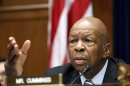 U.S. Representative Cummings asks questions during "The Security Failures of Benghazi" hearing on Capitol Hill