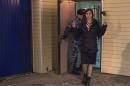 Video grab taken from Russian television TVK6 channel shows Pussy Riot's Nadezhda Tolokonnikova as she leaves a prison in Krasnoyarsk on December 23, 2013