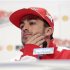 Ferrari Formula One driver Alonso of Spain looks on during a news conference at the Wrooom, F1 and MotoGP Press Ski Meeting, Ducati and Ferrari's annual media gathering, in Madonna di Campiglio