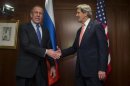 U.S. Secretary of State Kerry meets Russian Foreign Minister Lavrov in Berlin