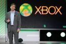 Mattrick speaks during the Xbox E3 Media Briefing in Los Angeles