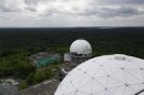 Broken antenna covers of Former National Security Agency (NSA) listening station are seen at the Teufelsberg hill (German for Devil's Mountain) in Berlin