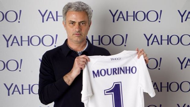 Jose Mourinho signs for Yahoo