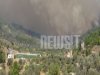 Τεράστιες διαστάσεις έχει πάρει η φωτιά στη Χίο -  Εκκενώθηκε το στρατόπεδο στα Αρμόλια
