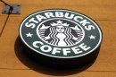 FILE - This Jan. 3, 2012 file photo shows the Starbucks Coffee logo in Mountain View, Calif. ( AP Photo/Paul Sakuma, File)