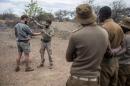 Rangers from South Africa's Kuduland Reserve take part in a joint intense anti-poaching training program with US military veterans