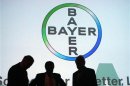 Board members of Bayer AG attend the annual general meeting in Cologne