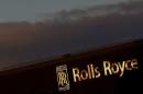 FILE PHOTO - The setting sun reflects on a building at Rolls-Royce in Derby