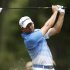 Spain's Garcia hits from the second tee during the third round of The Players Championship PGA golf tournament at TPC Sawgrass in Ponte Vedra Beach
